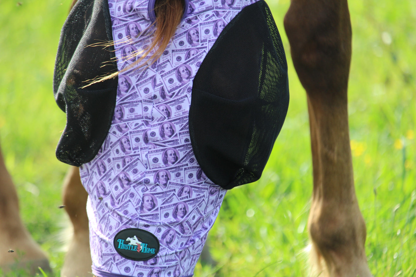 Dash for Cash (Purple) Fly Mask