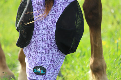 Dash for Cash (Purple) Fly Mask