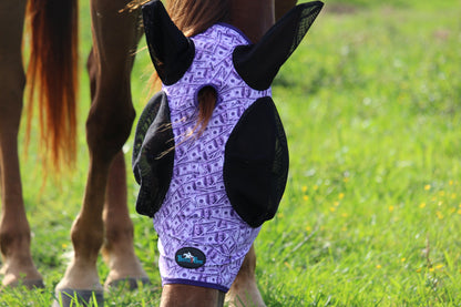 Dash for Cash (Purple) Fly Mask