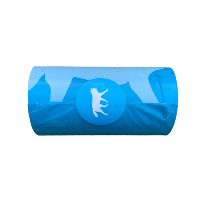 bio-based dog poop bags + bamboo dispenser