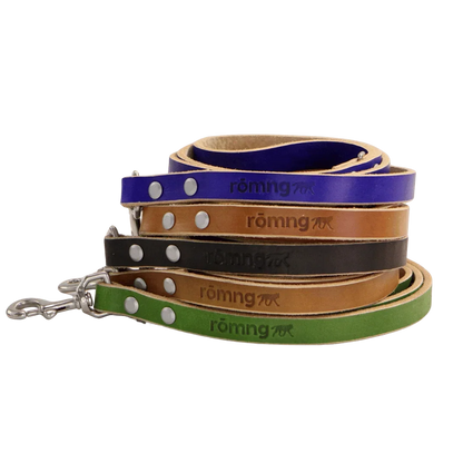 handmade leather dog leash