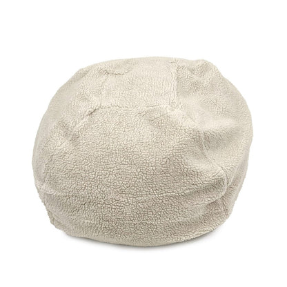 Sherpa Puff Ball Bean Bag Pet Bed