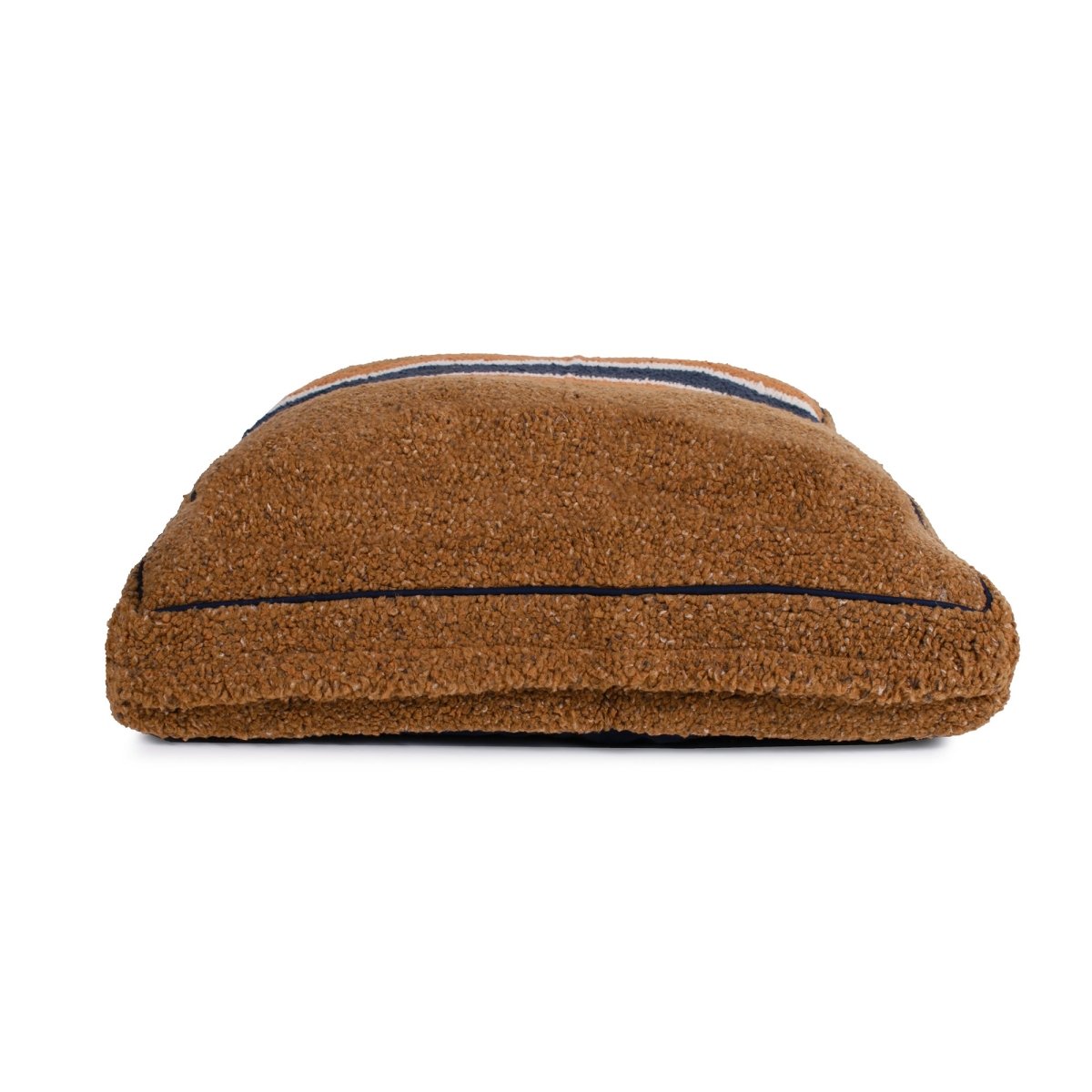 Shinola Brand Stripe Berber Napper Dog Bed