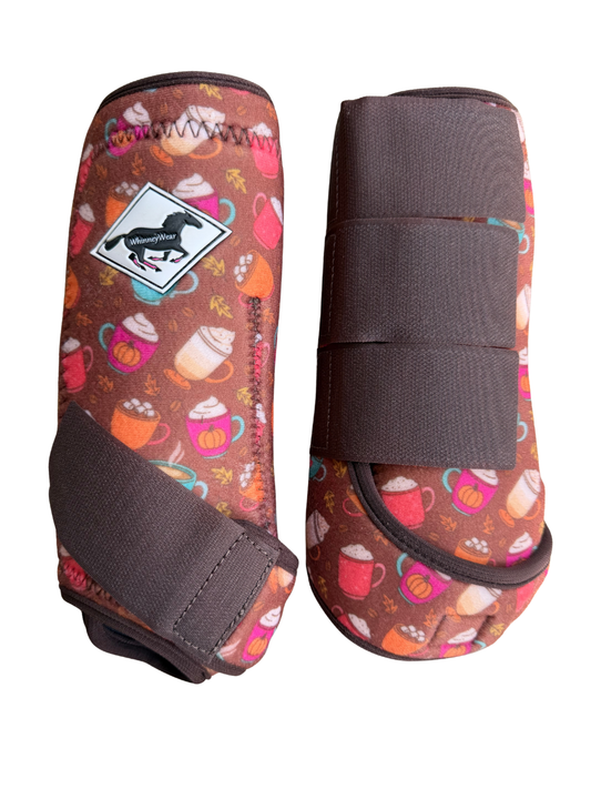 November Limited Edition Print: Sweater Weather Sips Protective Sport Boots