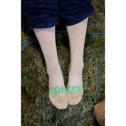 The Cowboy- Tan Performance Boot Socks