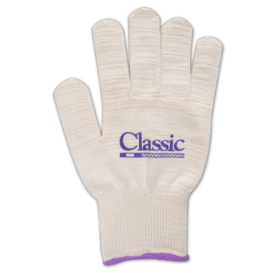 Deluxe Roping Gloves (12-pack) - 2XLarge white/blue