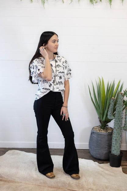 Western Darlin' Blouse - small remaining