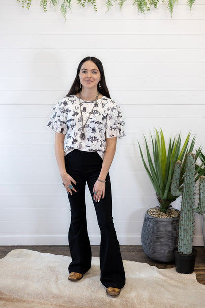 Western Darlin' Blouse - small remaining