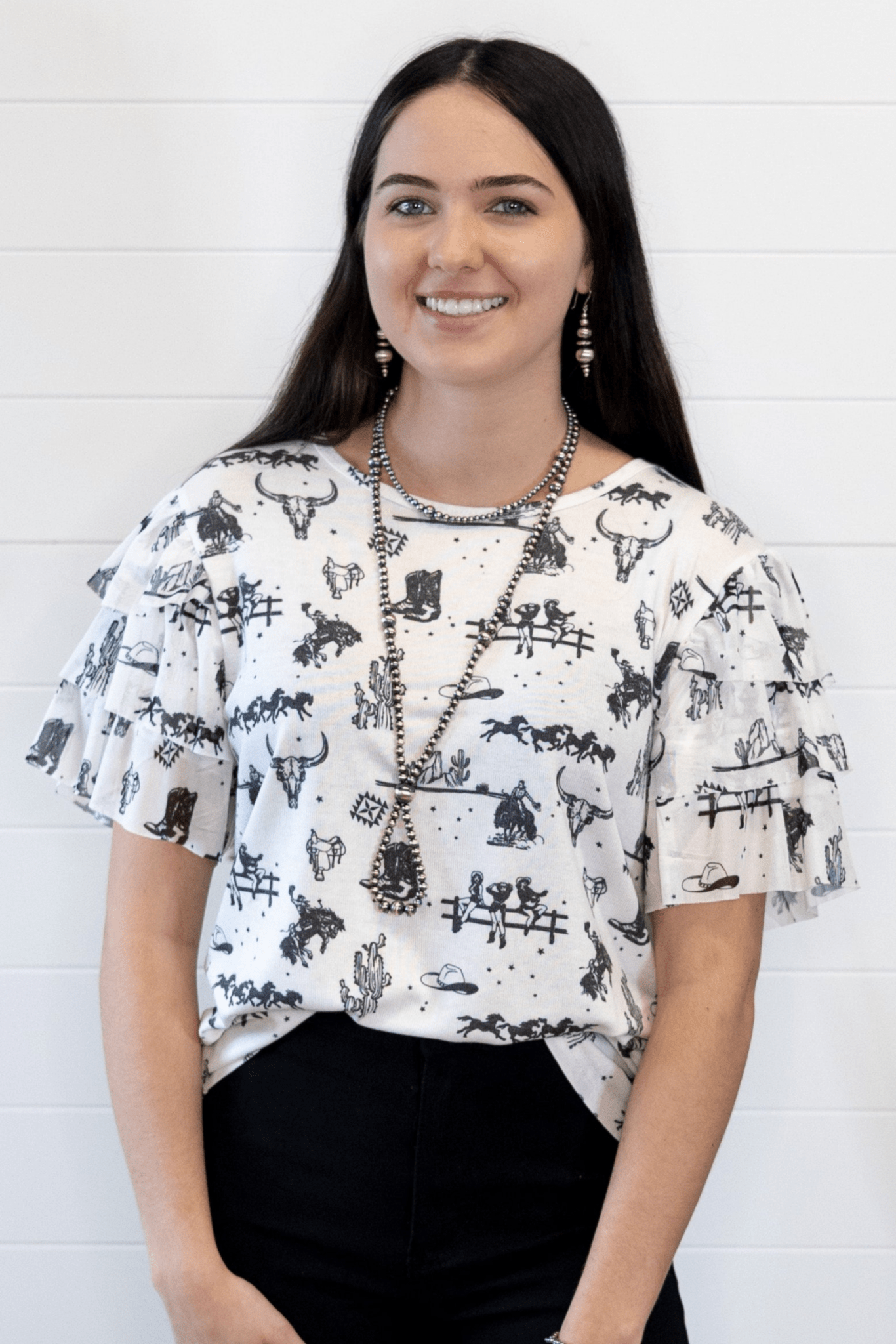 Western Darlin' Blouse - small remaining